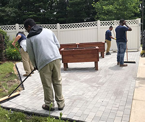 Mercer County Technical School students and instructors from the Horticulture and Turf Management and Carpentry program just completed a project for HCCC residents