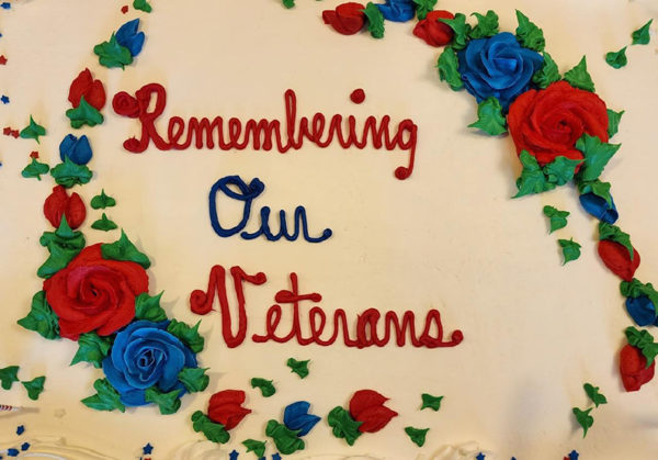 Remebering Our Veterans Cake